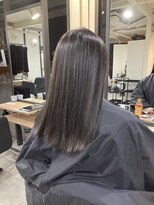 ラフ 難波店(LAFF)&nbsp;#黒髪#ボブルフ#ネビージュ#小顔#ワンレン