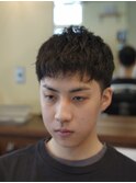 ナチュラルダウンバングスタイル