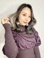 ピープスアンドスー 表参道 渋谷(Peeps&Suu.) くびれヘア_アッシュブラック _小顔_顔まわりレイヤー