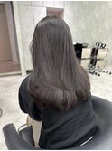 レイヤーカット ダークグレージュ