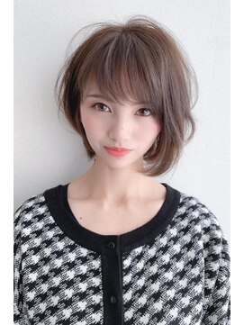 ヘアーズベリー 春日原店(hairs BERRY) ★BERRY美髪切りっぱなしボブタンバルモリシフォンベージュ艶髪