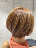 長めショートボブ