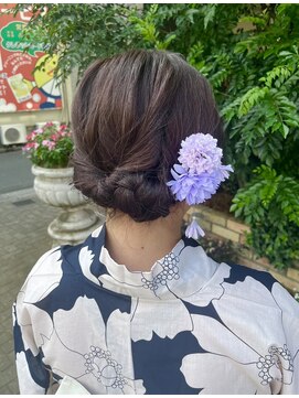 ファーレンピュアスウィート(fahren-pure-suite) 浴衣／ヘアアレンジ／ツイーンテイル