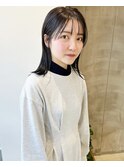 オリーブカラー 赤み消しカラー 地毛風カラー ミディアム 大須
