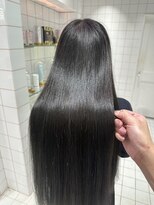 ロンドルーチェ 心斎橋(Lond luce)&nbsp;ダークアッシュ/ミディアムレイヤーカット［髪質改善/縮毛矯正］