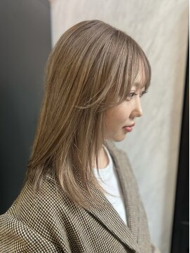 ヴァイス 渋谷店(VAICE) ミルクティベージュ/ブリーチカラー2回～◎