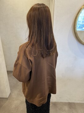 リタ(Lita.) くすみベージュ ブリーチなしカラー