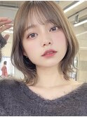くびレイヤーエモージュ愛されショートボブ艶髪マッシュハンサム