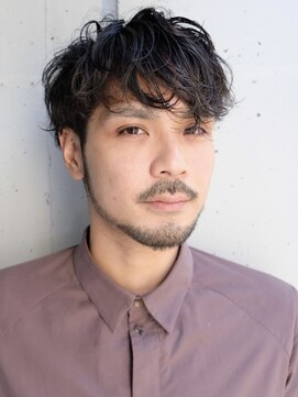 インセプション 銀座(INCEPTION) マッシュパーマ/スペインカールニュアンスパーマ/ダークアッシュ