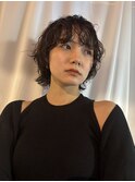 マッシュウルフパーマ　ウルフパーマ　ボブパーマ　パーマヘア