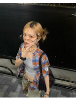 ボアップ 松山店(boappu) #ヘアアレンジ#ハイトーン#ヘアカラー