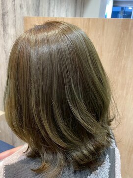 エヌアンドエー せんげん台店(N&A) エレガントな印象　大人レイヤーミディ/ブリーチ/ハイトーン