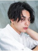韓国メンズヘア/カルマパーマ/ニュアンスパーマ*渋谷/MEN'S/眉毛