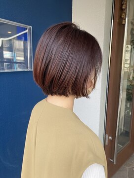 レターバイノベル(letter by novel) 大人ボブ大人ショートボブ切りっぱなしボブ前髪あり前下がりボブ