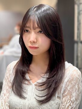 ワンカールレイヤー/艶髪/髪質改善