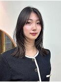 顔まわりレイヤー、小顔レイヤー、艶髪