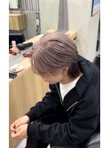 渋谷駅MEN’S/刈り上げセンターパート/波巻きツイストスパイラル