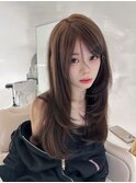 韓国風くびれレイヤー×透明感カラー