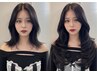 【ハイクラス】人毛100%レミー55cm[胸下位］80枚　カット+カラー