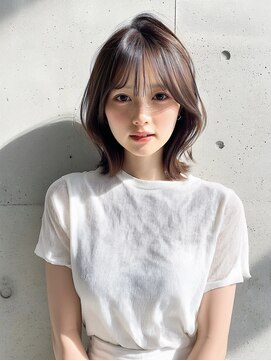 ライリー(riley) ワンカール外はねレイヤーロブ