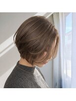 リミ(LIMI)&nbsp;前下がり/レイヤーショートボブ/顔周りカット/30代40代50代/広島
