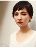吉瀬美智子さん風　ダークトーンモダンショート☆