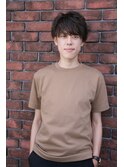 柔らかツーブロックマッシュ