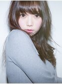 小顔バング×大人フェミニン【neaf 六本木】