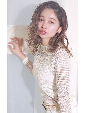 ラフィス ヘアー クラン 広島本通店(La fith hair clan) 外国人風☆ハイライトグラデーション