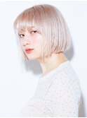ぱつんミニボブ　[新宿]