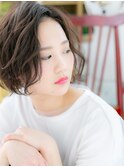 ■フレンチカーリー無造作ウェーブミニボブ51-3戸頭20代30代40代