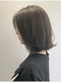 【Zina　渋谷】イメチェン毛先パーマ耳かけ×フォギーベージュ