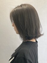 ジーナ 渋谷駅前(Zina)&nbsp;【Zina　渋谷】イメチェン毛先パーマ耳かけ×フォギーベージュ