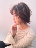 【ten 内山】外ハネショート×シースルー