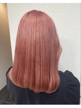 アジールヘア 所沢プロペ通り店(agir hair) コーラルピンク
