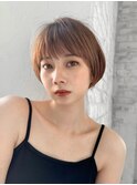 【joemi】大人ガーリーチョコレートナチュラルショート(小倉太郎