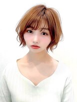 ボブウルフ外国人風カラー韓国ツヤカラー透明感20代30代40代
