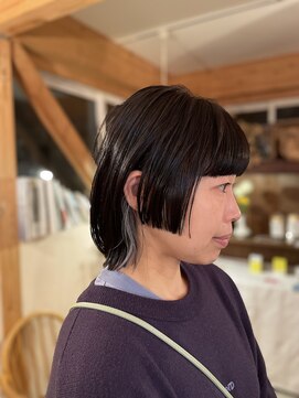 アトリエリント(atelier rinto) ブラックブルーボブ