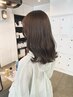 ヒアルロン酸カラー＋資生堂ヘアエステ