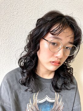 イチエ(icie) セミディパーマ×スタイルアレンジ