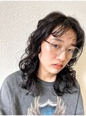 セミディパーマ×スタイルアレンジ