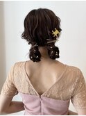 大人可愛いツインヘアセット