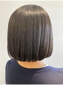 大人かわいいミディアムボブ 髪質改善うる艶美髪トリートメント