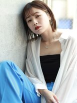 ルー ハナレ(Luu HANARE)&nbsp;インナーカラー切りっぱなしボブ神戸/東灘/住吉/岡本/摂津本山