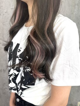 ルーツアイリー 心斎橋(ROOTS IRIE) 20代30代40代インナーエクステ/インナーメッシュ/ピンクベージュ