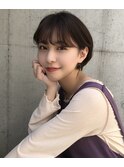 愛されショート 耳掛けショート