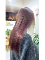 オリビアヘアー(OLIVIA HAIR) 秋冬にかわいいピンクブラウン~ロングver~