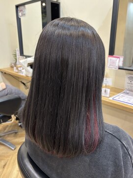 アルター(aL ter) 【インナーカラー×レッド】艶髪/黒髪