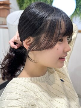 ビューブルー 亀戸錦糸町(VIEW BLUE) ◎美髪カールピンクブラウンロングセミディ似合わせ前髪