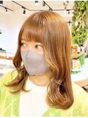 マロンベージュとレイヤー